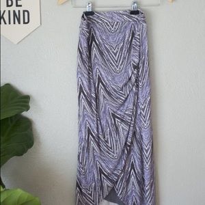 Anthropologie Mauve Skirt Purple and Grey